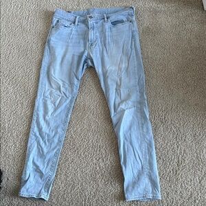 Abercrombie and Finch Light Blue slim Jeans 34x32